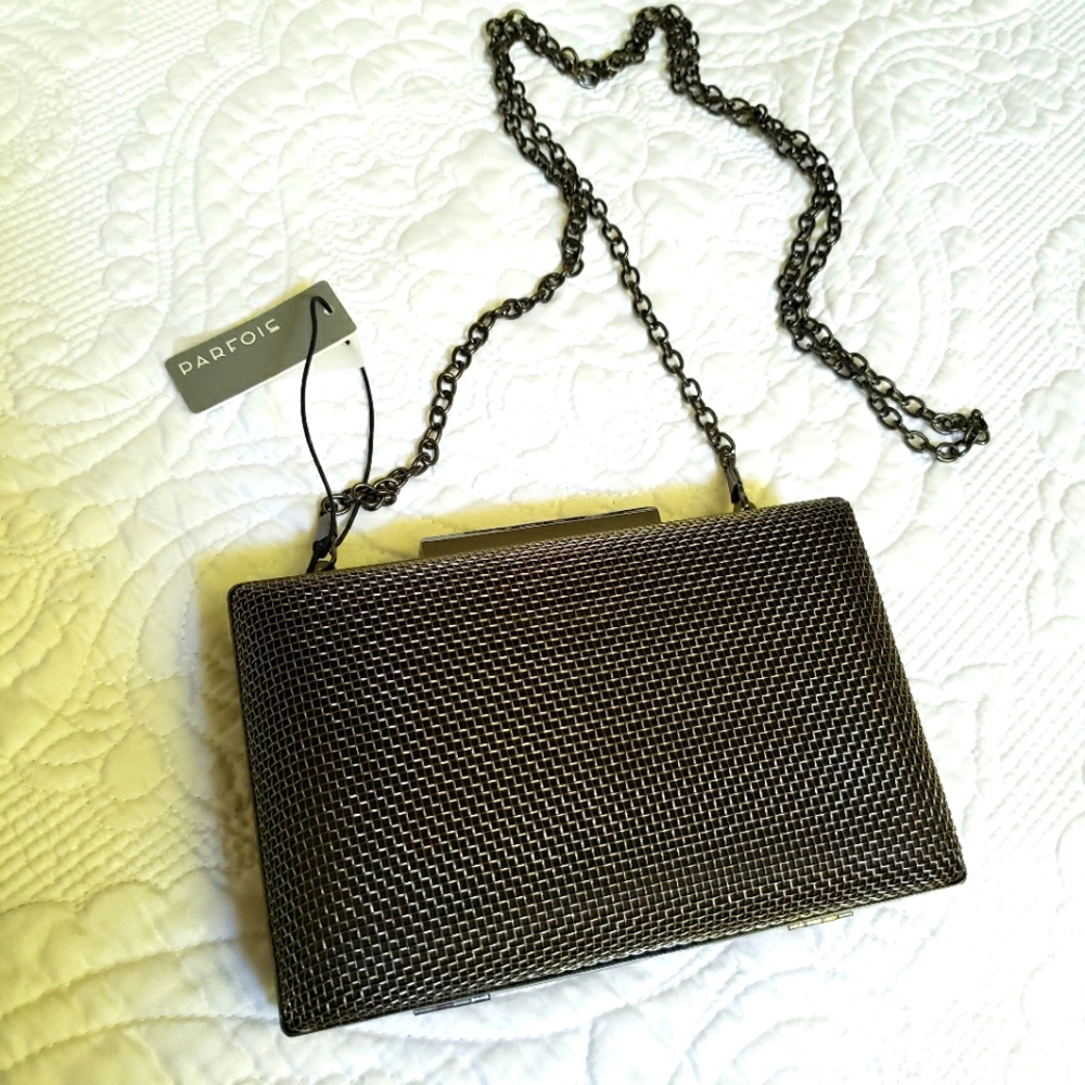PARFOIS clutch/shoulder evening bag.